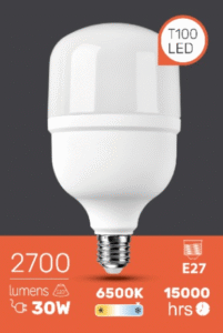 LED T BULB 30W 6500K