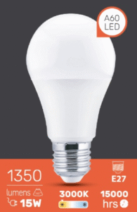 BOMBILLA LED 15W 3000K