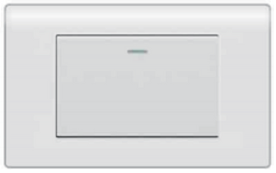 INTERRUPTOR SIMPLE BLANCO