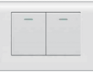 INTERRUPTOR DOBLE BLANCO