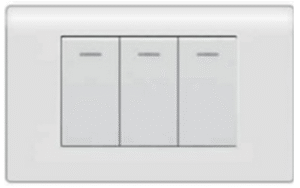 INTERRUPTOR TRIPLE BLANCO