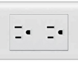 TOMA CORRIENTE DOBLE BLANCO