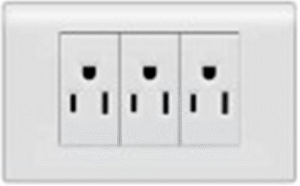 TOMACORRIENTE TRIPLE BLANCO