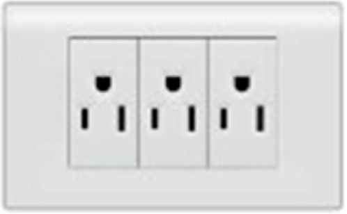 TOMACORRIENTE TRIPLE BLANCO