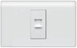 LAN SOCKET RJ45, BLANCO